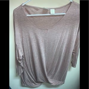 Soft knot top